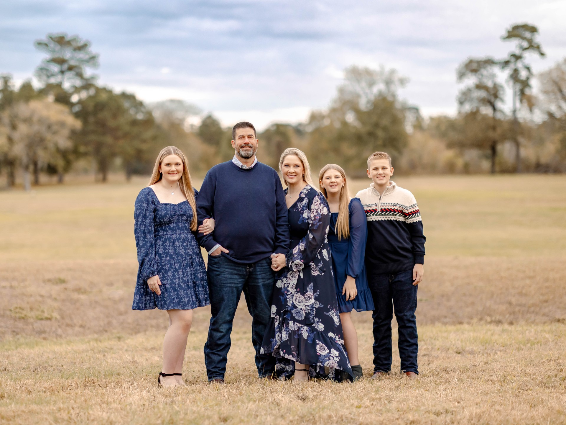 Ryan Aduddell with his family, the family behind Heritage Texas Insurance Group